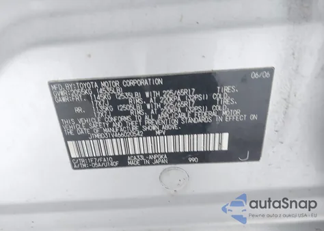 2006 Toyota Rav4 Limited from USA, damaged, VIN JTMBD31V466020542